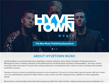Tablet Screenshot of hyvetown.com